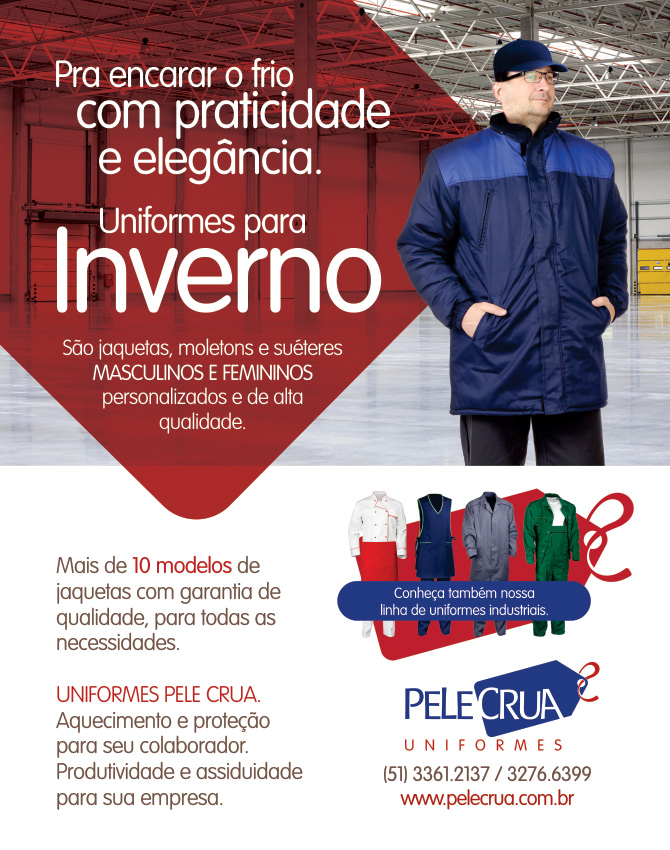 Jaquetas de inverno já estão disponíveis na Pele Crua